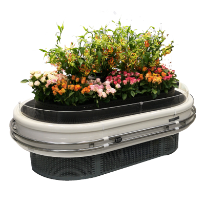 MS-Q21DT Single layer circular flower cooler refrigerator