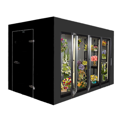Storage floral display cases