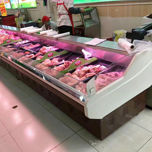 Cold fresh meat store solution