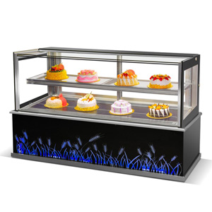 Solution of display cabinet in drying shop
