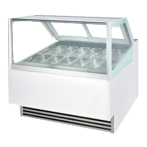 The BX ice cream showcase  commercial ice cream display freezer