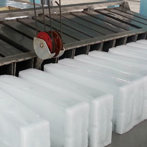 Large scale ice brick machine Brine cooling block ice