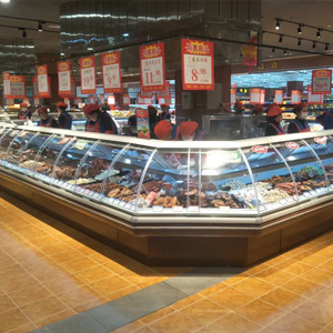 Refrigerated Meat Displ Refrigerated High Deli Meat Display Case