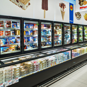 supermarket-Beef and Mutton Supermarket Island Cabinet