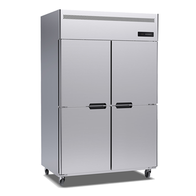 Four-door kitchen air commercial refrigerator