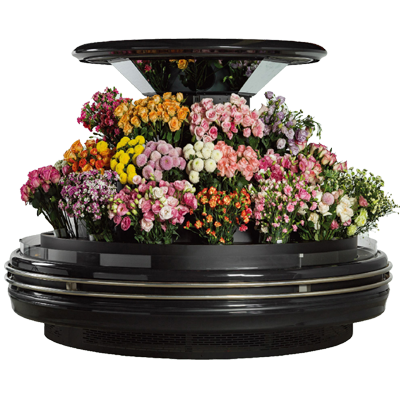 MS-Q18YA/MS-Q19YA Circular floral cooler cabinet