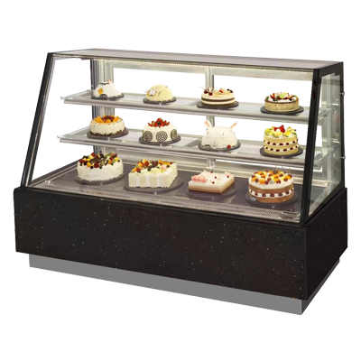 Four-tiered cake stand bakery cooler  Dry Bakery Display Case