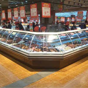 Front and back sliding doors for the Deli counter