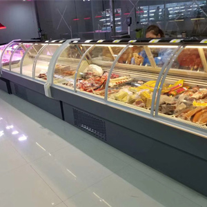 Front and back sliding doors for the Deli counter