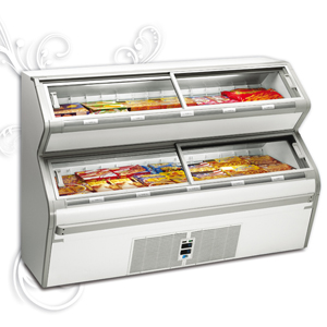 Combined fresh and frozen transport cooler