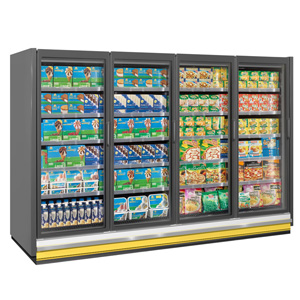 Vertical ice cream freezer solution