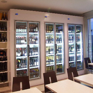 Built-in wine cabinet